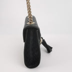 Gucci Emily Mini Signature Embossed Tassel Horsebit Crossbody Shoulder Bag 250602781218710