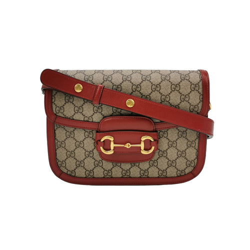 Gucci 1955 Small GG Canvas Horsebit Shoulder Bag 250603781220536