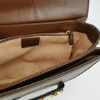 Gucci 1955 Small GG Canvas Horsebit Shoulder Bag 250604781222355