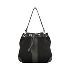 Gucci Suede GG Canvas Drawstring Shoulder Bag 250602781219245