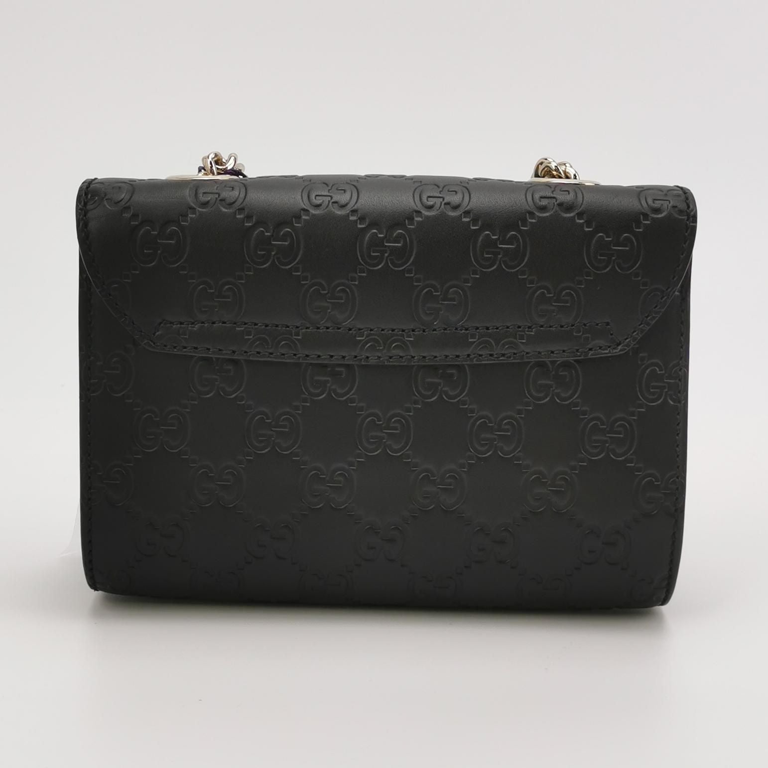 Gucci Emily Mini Leather Crossbody Bag with Tassel and Horsebit Detail 250602781218703
