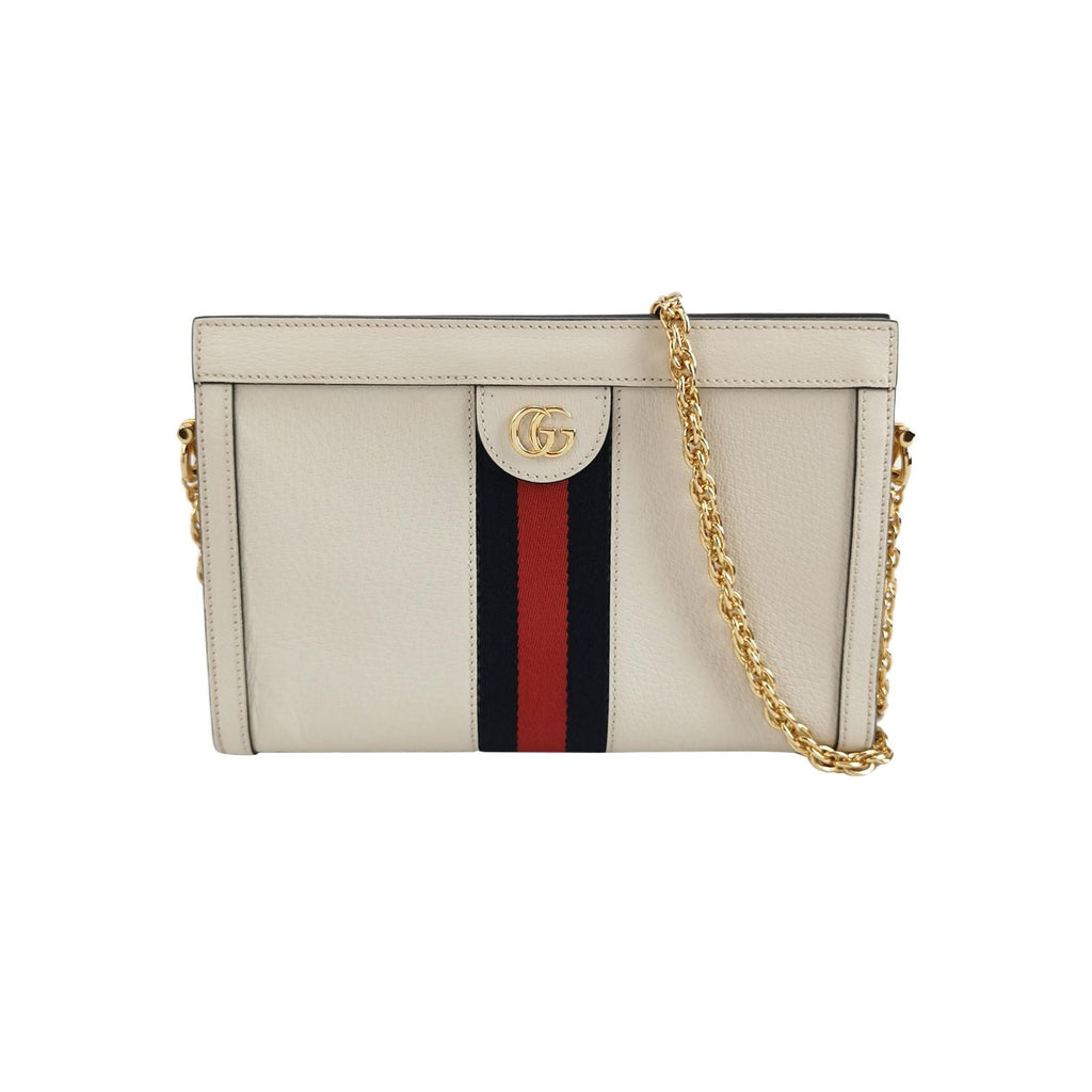 Gucci Ophidia Small Leather and Canvas GG Shoulder Bag 250524781205477