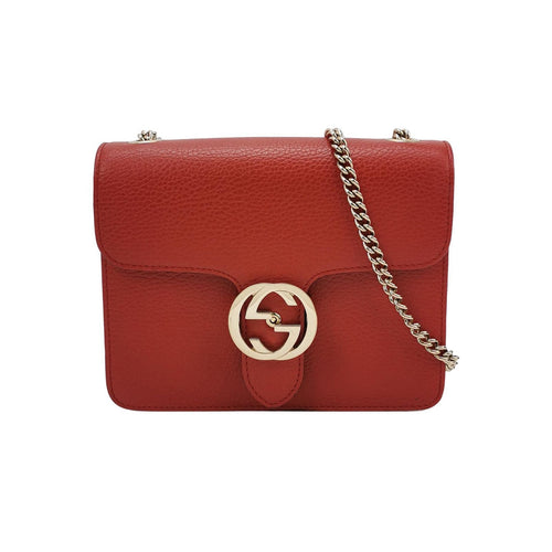 Gucci Interlocking G Leather Shoulder Bag 250603781221433