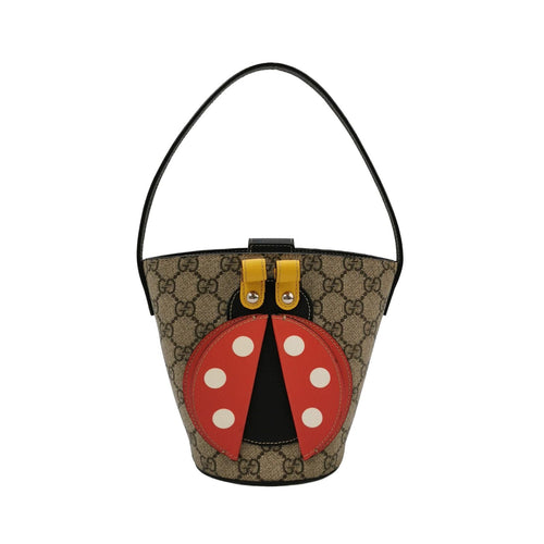Gucci GG Marmont Ladybug Pattern Shoulder Bag for Kids 250604781221597