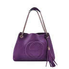 Gucci Soho Large Leather Solid GG Tote Shoulder Bag 250602781220043