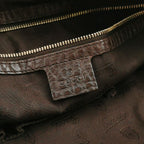 Gucci Leather and Canvas GG Monogram Shoulder Bag 250614781236564