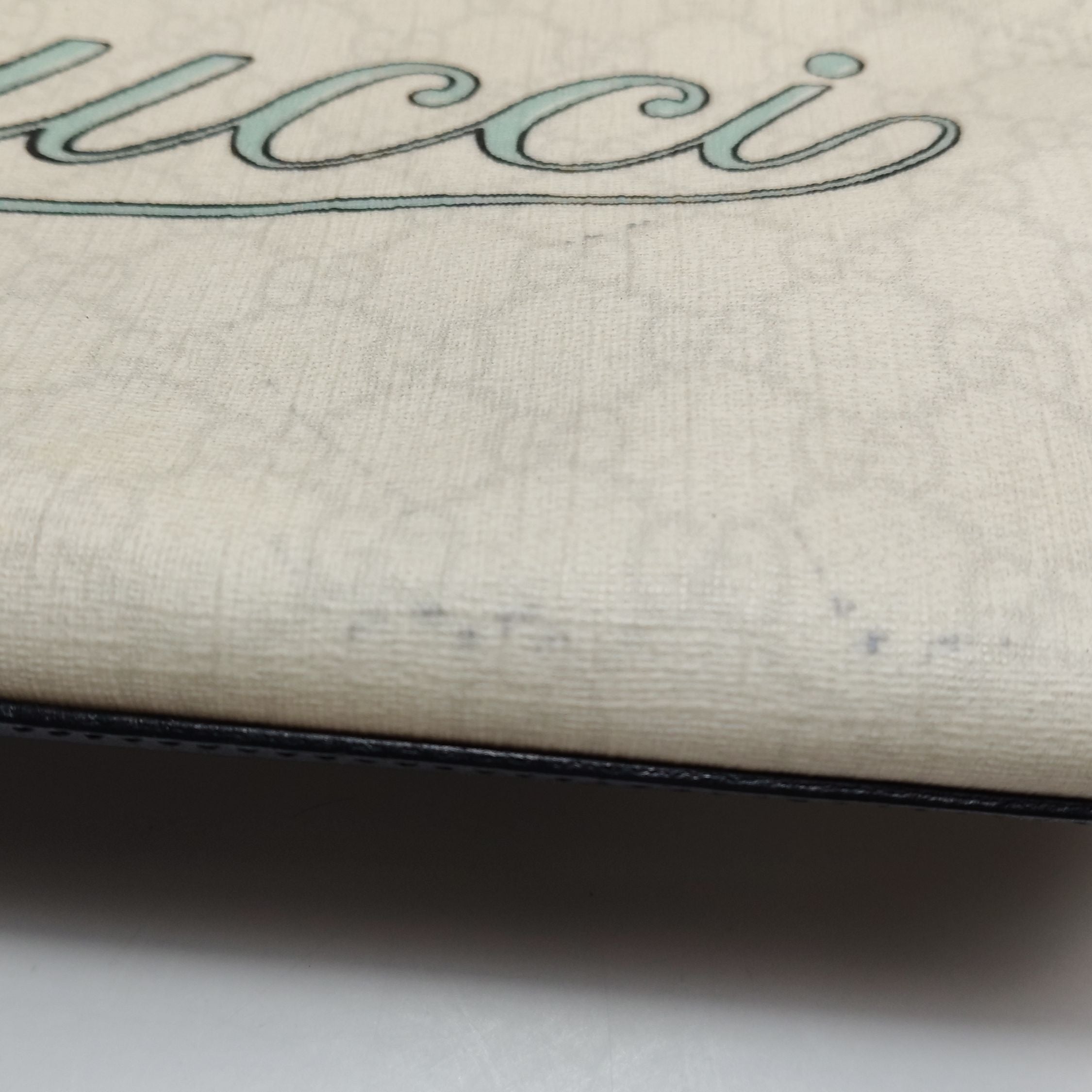 Gucci Leather Shoulder Bag with Monogram Logo and Mermaid Pattern 250611781233003