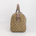 Gucci Ophidia Leather Canvas GG Crossbody Bag 067851400326