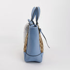 Gucci Bree Leather Canvas GG Monogram Crossbody Bag with Tassel 250612781233346