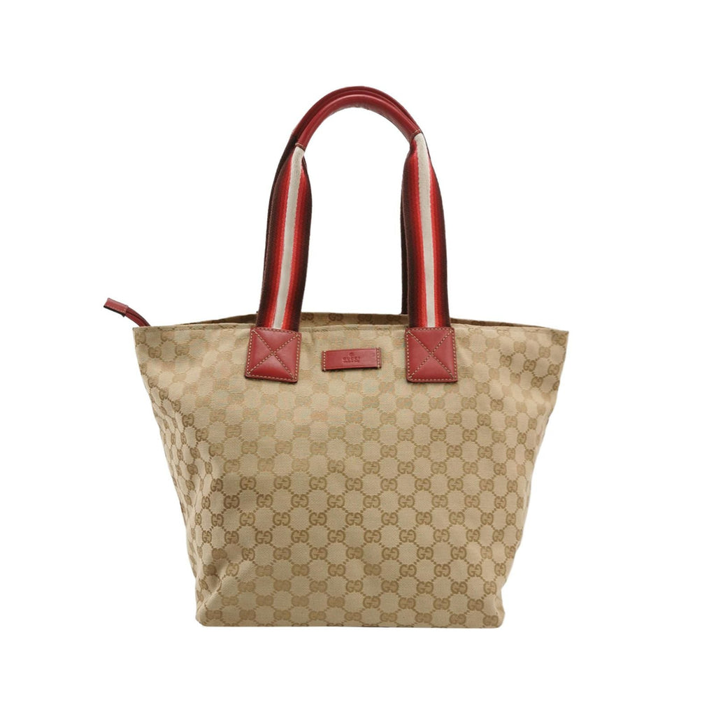 Gucci Sherry Line Leather Canvas GG Monogram Logo Shoulder Bag 250606781225462