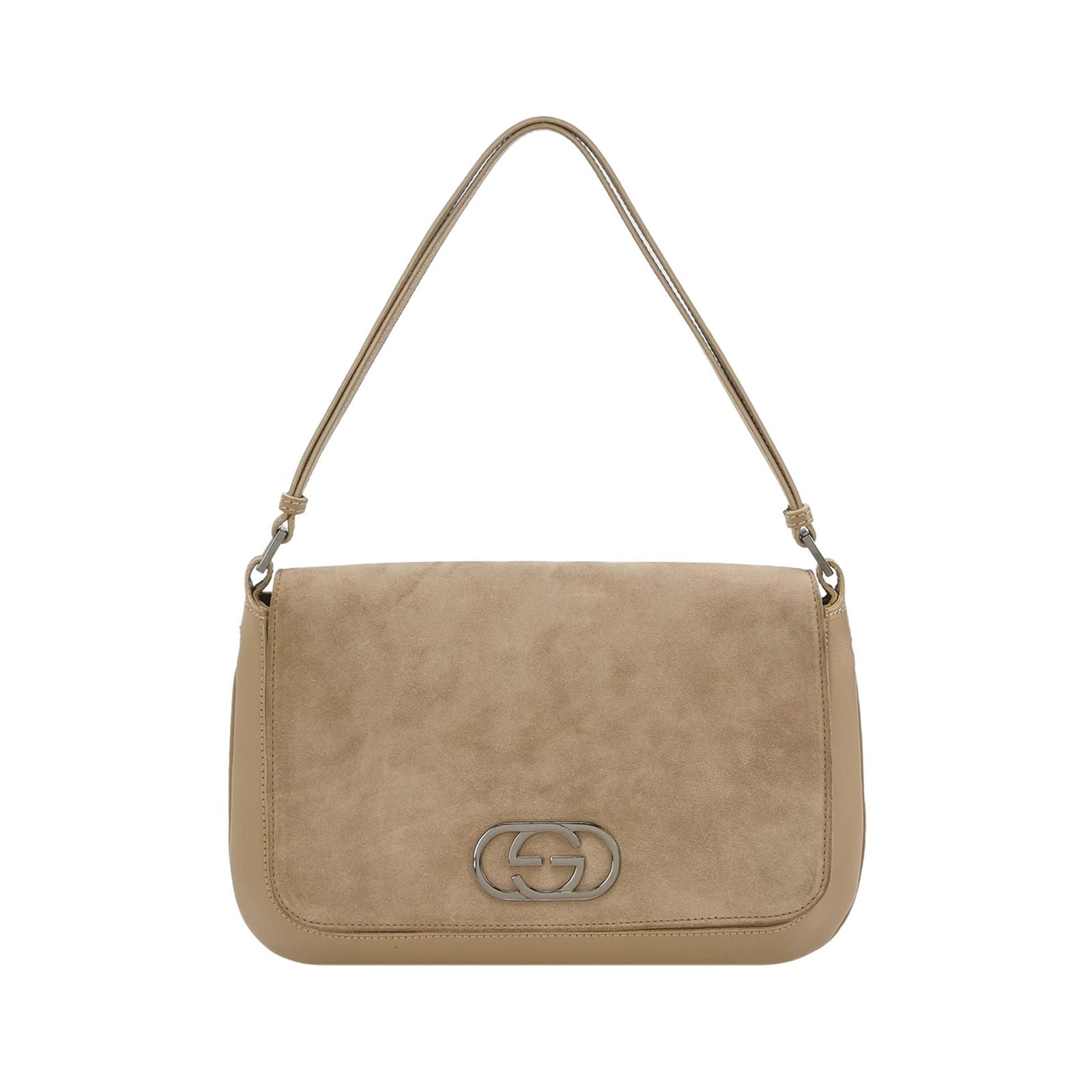 Gucci Suede Solid Shoulder Bag 250609781229920