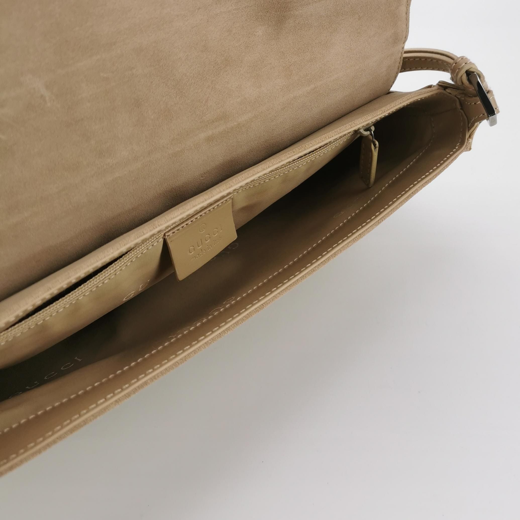 Gucci Suede Solid Shoulder Bag 250609781229920