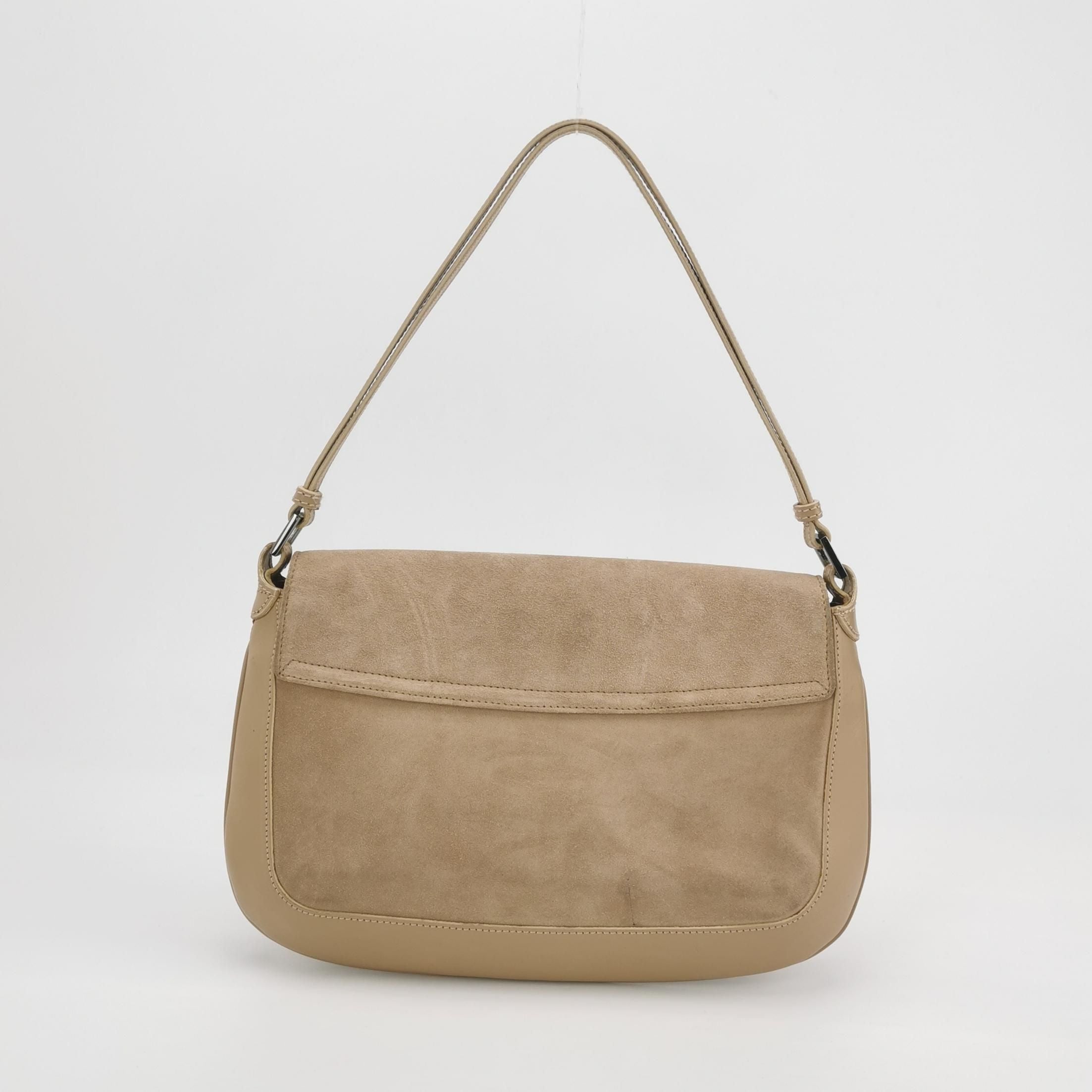 Gucci Suede Solid Shoulder Bag 250609781229920