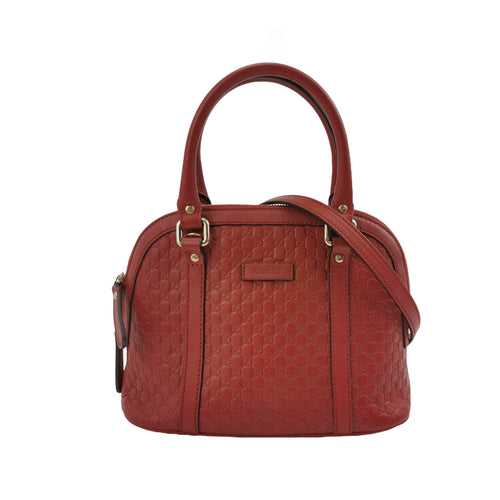 Gucci Leather Solid Pattern GG Logo Shoulder Bag 250607781226884