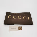 Gucci Bella Series Leather Canvas GG Monogram Woven Handle Shoulder Bag 250527781210864