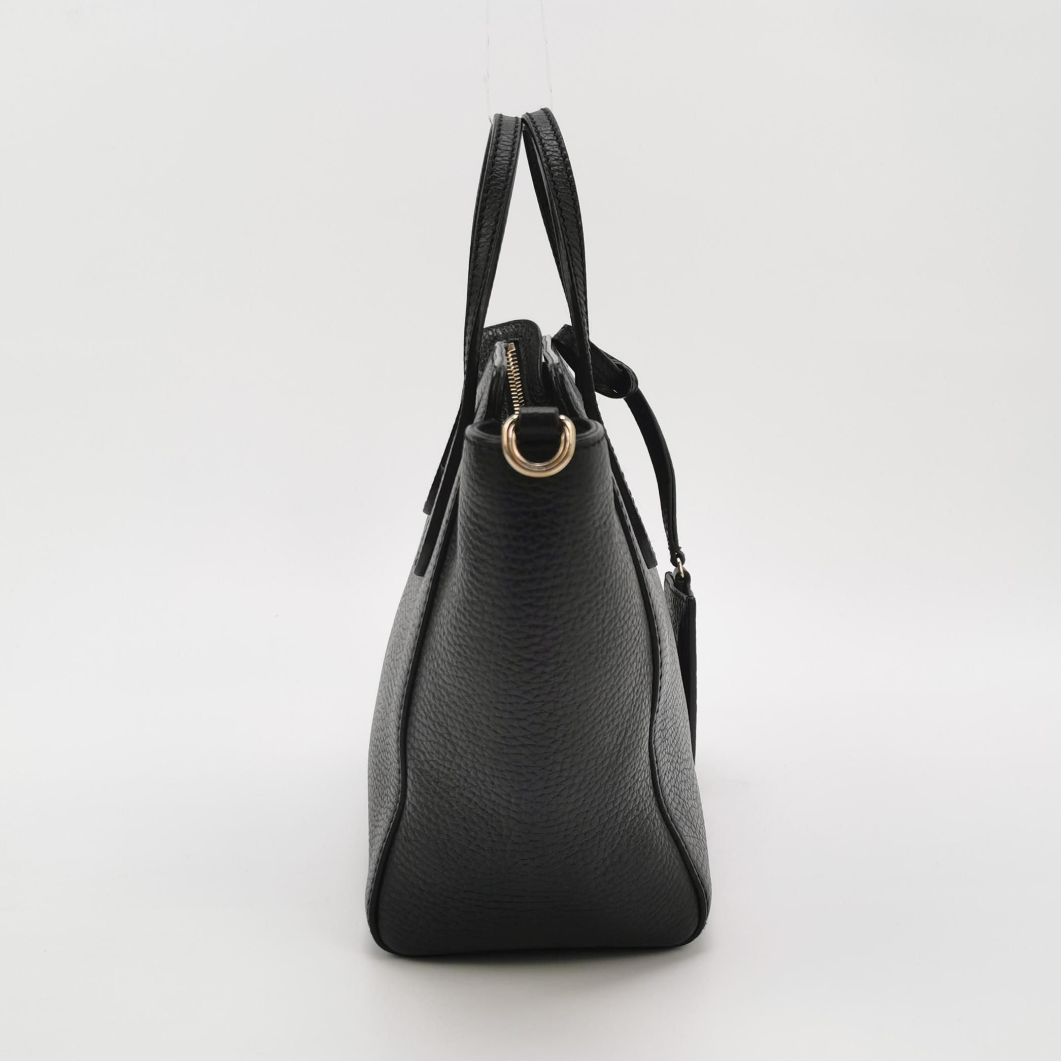 Gucci Swing Leather Logo Shoulder Bag 250527781209835