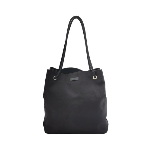 Gucci Leather Nylon Solid Logo Shoulder Bag 250413781146694