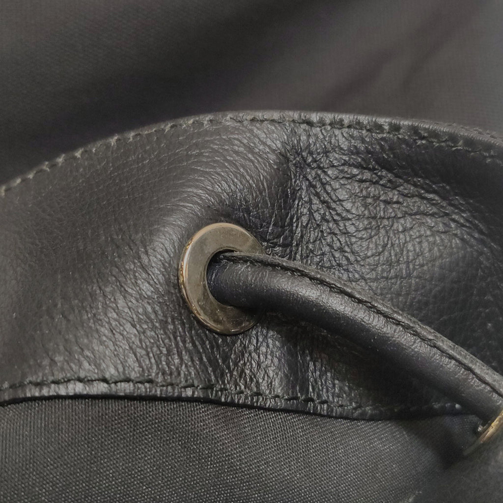 Gucci Leather Nylon Solid Logo Shoulder Bag 250413781146694
