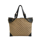 Gucci GG Canvas and Leather Shoulder Bag 250523781205059