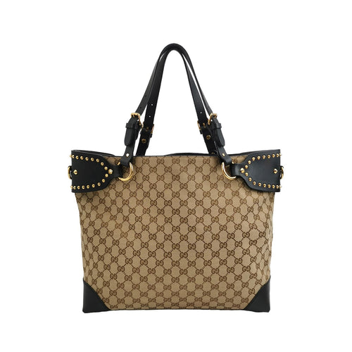 Gucci GG Canvas and Leather Shoulder Bag 250523781205059