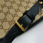 Gucci GG Canvas and Leather Shoulder Bag 250523781205059