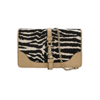 Gucci Zebra Print Leather and Horsehair Shoulder Bag 250522781203564