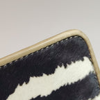 Gucci Zebra Print Leather and Horsehair Shoulder Bag 250522781203564