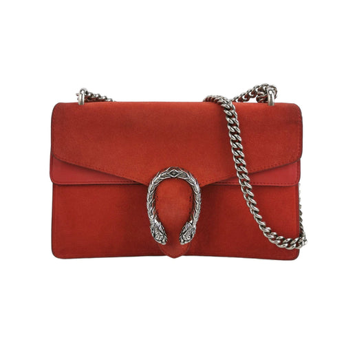 Gucci Dionysus Small Shoulder Bag in Suede with Double Tiger Head Buckle 24082378836066
