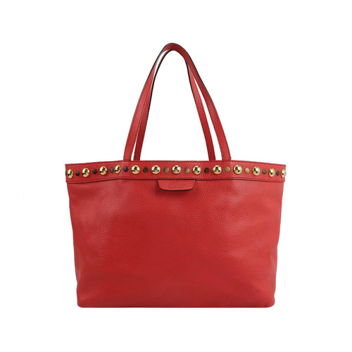 Gucci Solid Leather Shoulder Bag with Studs 250505781178724