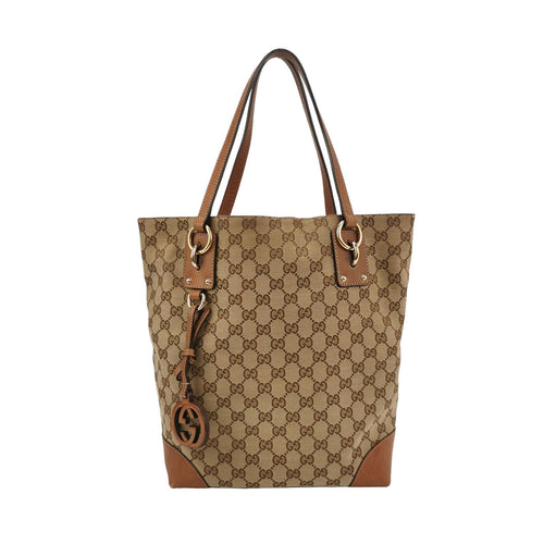 Gucci GG Canvas and Leather Shoulder Bag 250505781178867