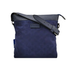 Gucci GG Retro Leather Nylon Shoulder Bag 250421781158696