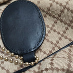 Gucci Sukey Leather and Canvas Shoulder Bag with GG Charm 250413781147047