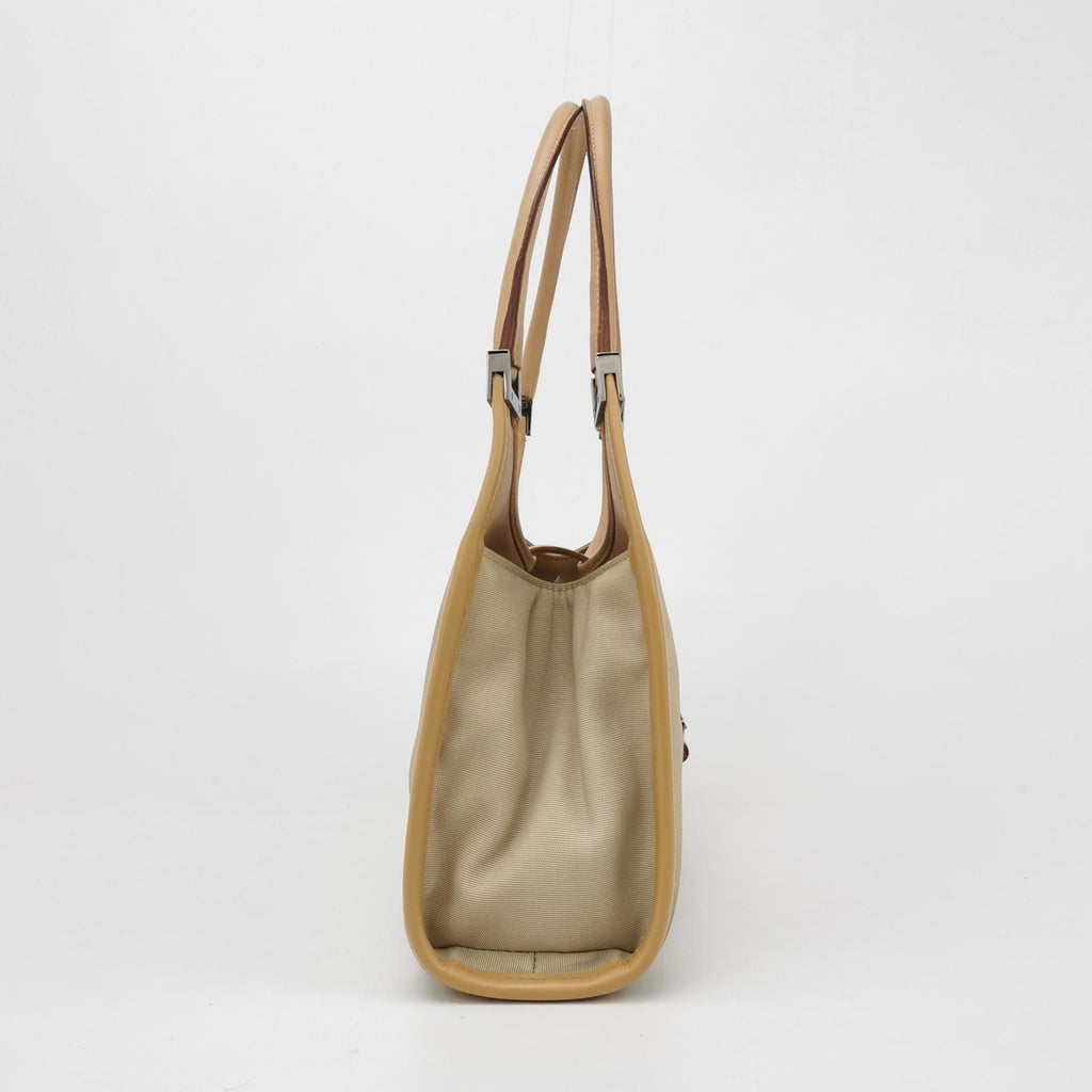 Gucci Bardot Leather and Nylon Shoulder Bag 027852600226