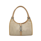 Gucci Bardot Leather and Nylon Shoulder Bag 027852600226