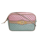 Gucci Zumi Leather Dual G Horsebit Shoulder Bag 250219781070754