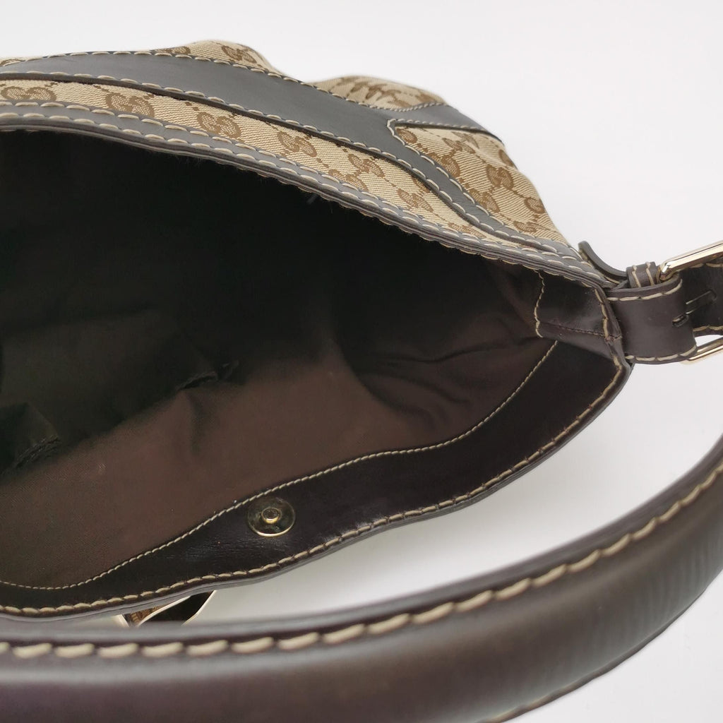Gucci GG Canvas and Leather Shoulder Bag 250218781068751