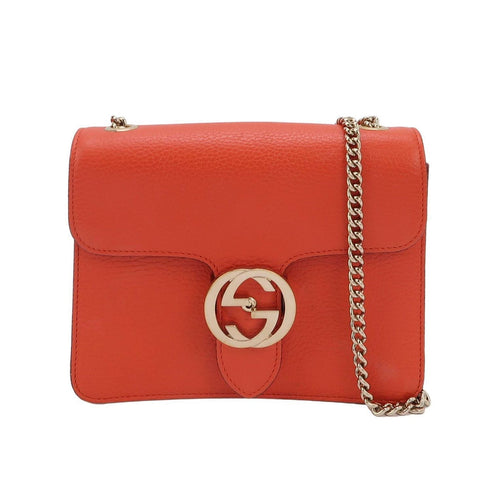 Gucci Interlocking G Leather Shoulder Bag 250210781056971