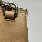 Gucci Daily Small Leather Solid Bamboo Twist Lock Crossbody Shoulder Bag 250127781044675