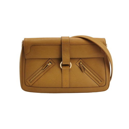 Gucci Leather Solid Print Logo Shoulder Bag 250119781032303