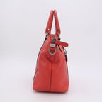 Gucci Leather Solid GG Decor Zip Crossbody Shoulder Bag 250116781028231