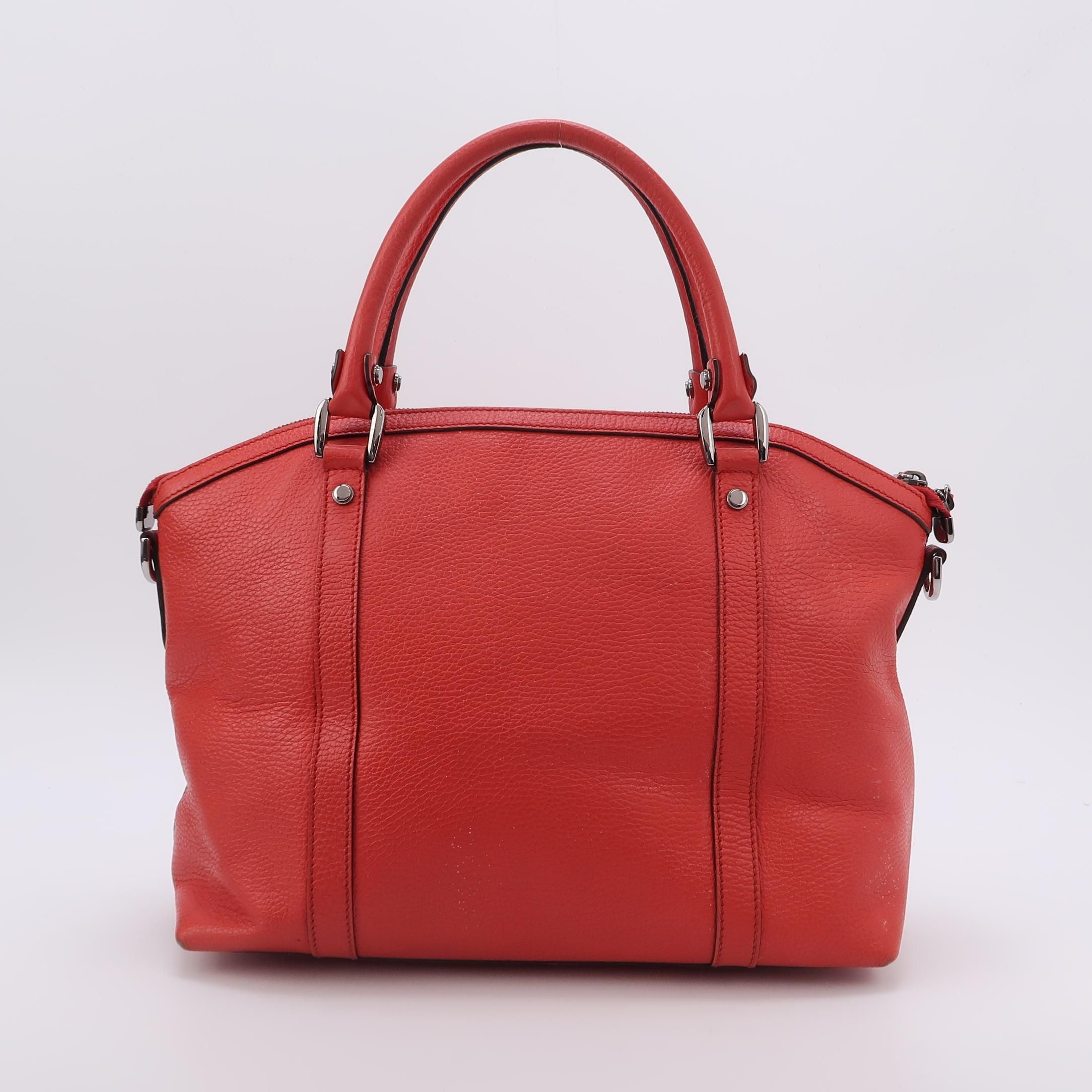 Gucci Leather Solid GG Decor Zip Crossbody Shoulder Bag 250116781028231