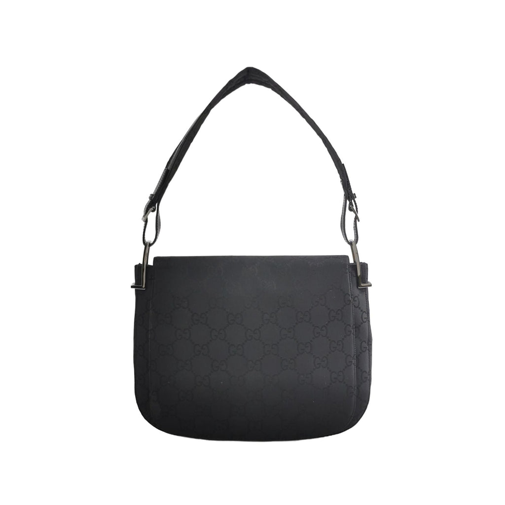 Gucci GG Canvas and Leather Shoulder Bag 250115781026343