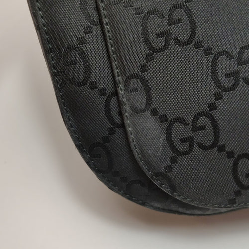 Gucci GG Canvas and Leather Shoulder Bag 250115781026343