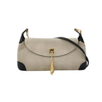 Gucci Suede and Leather Tiger Head Crossbody Shoulder Bag 250112781022204