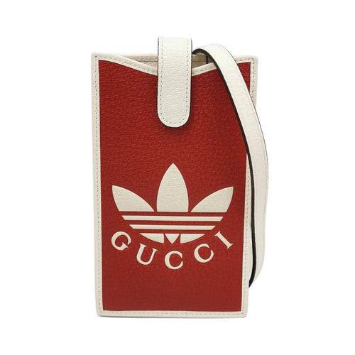 Gucci Adidas Collaboration Leather Logo Crossbody Bag Shoulder Bag 250109781017263