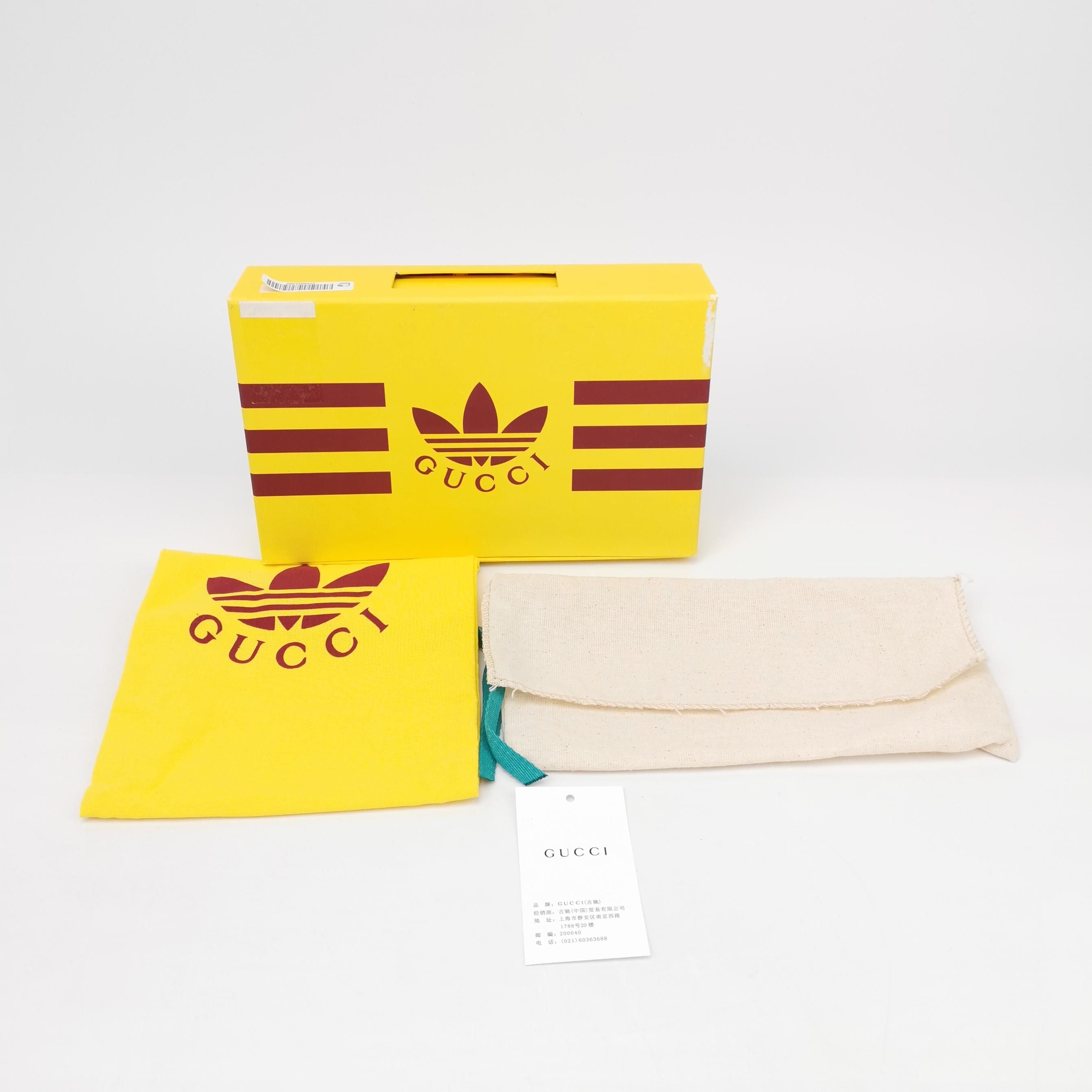 Gucci Adidas Collaboration Leather Logo Crossbody Bag Shoulder Bag 250109781017263