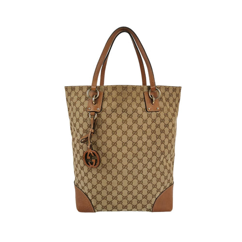 Gucci GG Canvas and Leather Shoulder Bag 250113781023337