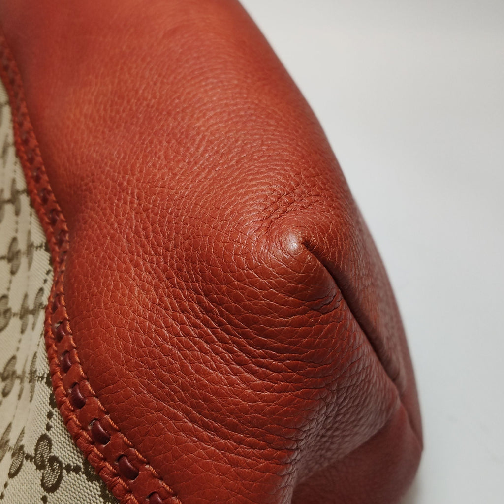 Gucci GG Canvas and Leather Shoulder Bag 250109781017550