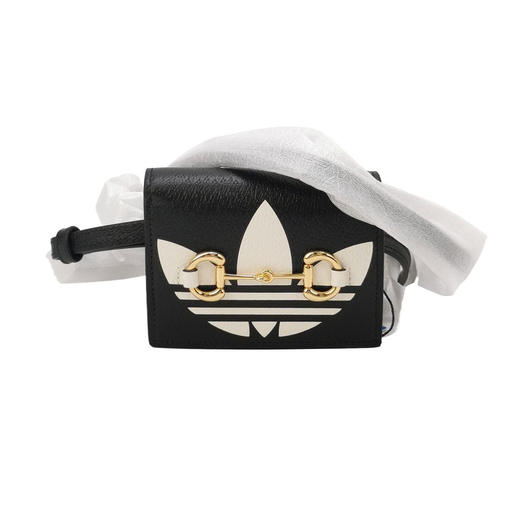 Gucci x adidas Leather Horsebit Logo Crossbody Shoulder Bag 250108781016699