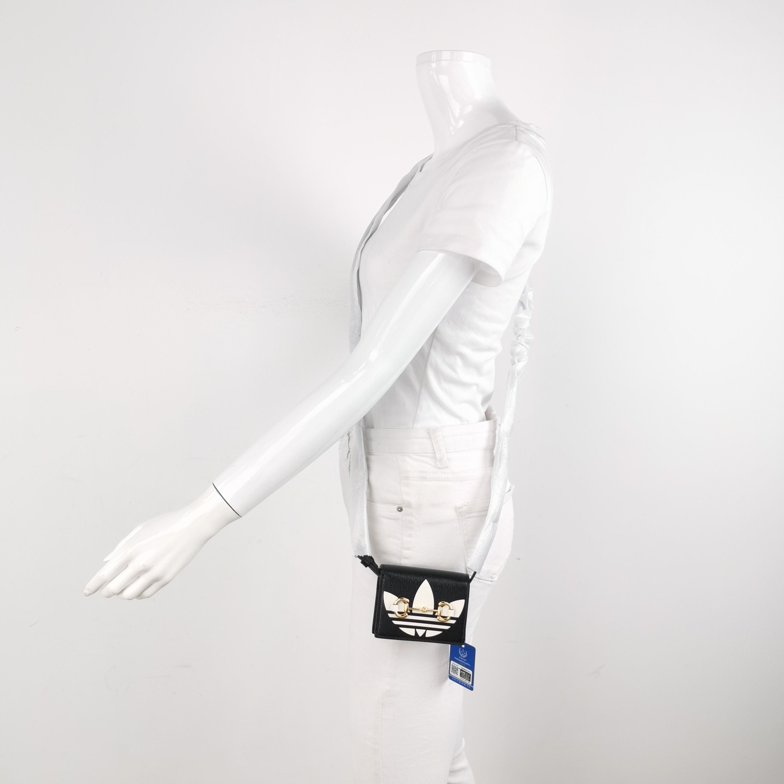 Gucci x adidas Leather Horsebit Logo Crossbody Shoulder Bag 250108781016699